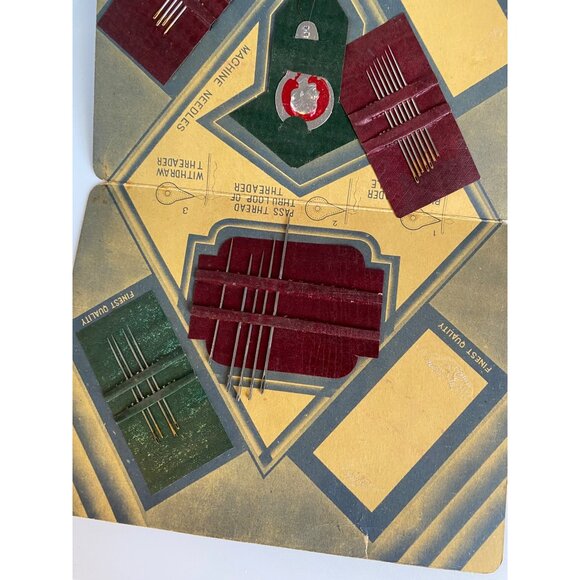 The Winner & Rocket Vintage Needle Cases With Assorted Needles & Threader Made I - Picture 8 of 12